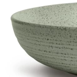 Habitat Textured Ripple 4 Piece Stoneware Pasta Bowls - Sage -Household Items Sale 5642528 R Z002A