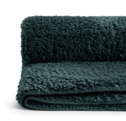 Habitat Faux Shearling Throw - Green - 125X150cm -Household Items Sale 5796261 R Z002A