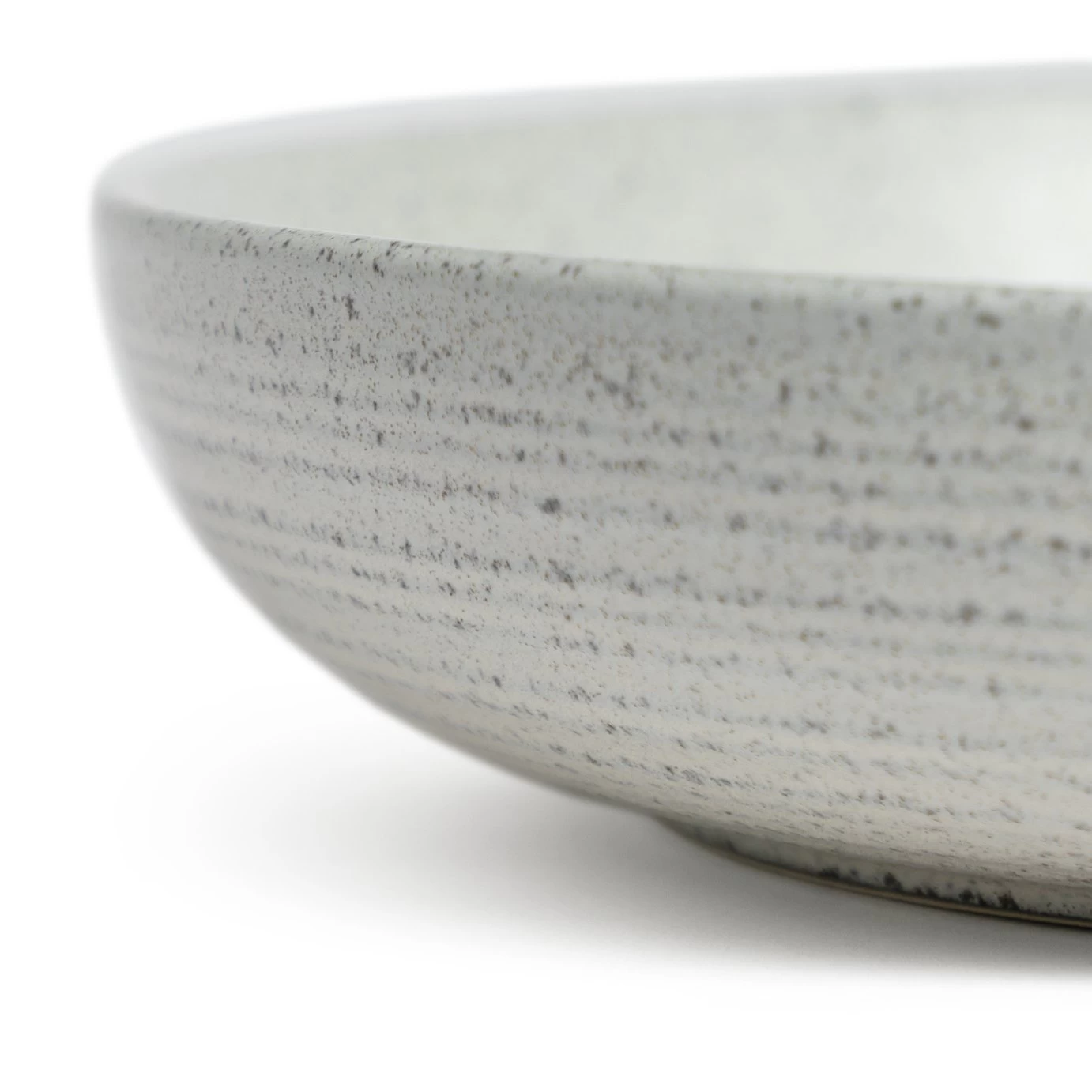 Habitat Textured Ripple 4 Piece Chalk Pasta Bowls - Natural 5 Habitat Textured Ripple 4 Piece Chalk Pasta Bowls - Natural - Image 3