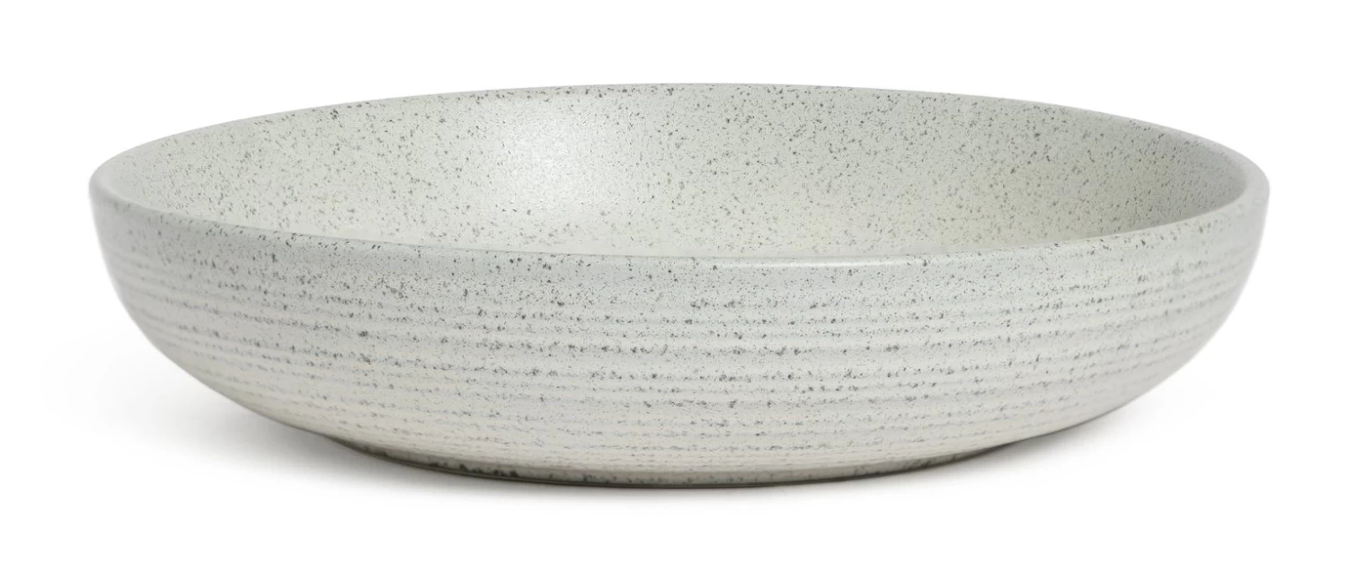 Habitat Textured Ripple 4 Piece Chalk Pasta Bowls - Natural 7 Habitat Textured Ripple 4 Piece Chalk Pasta Bowls - Natural - Image 5