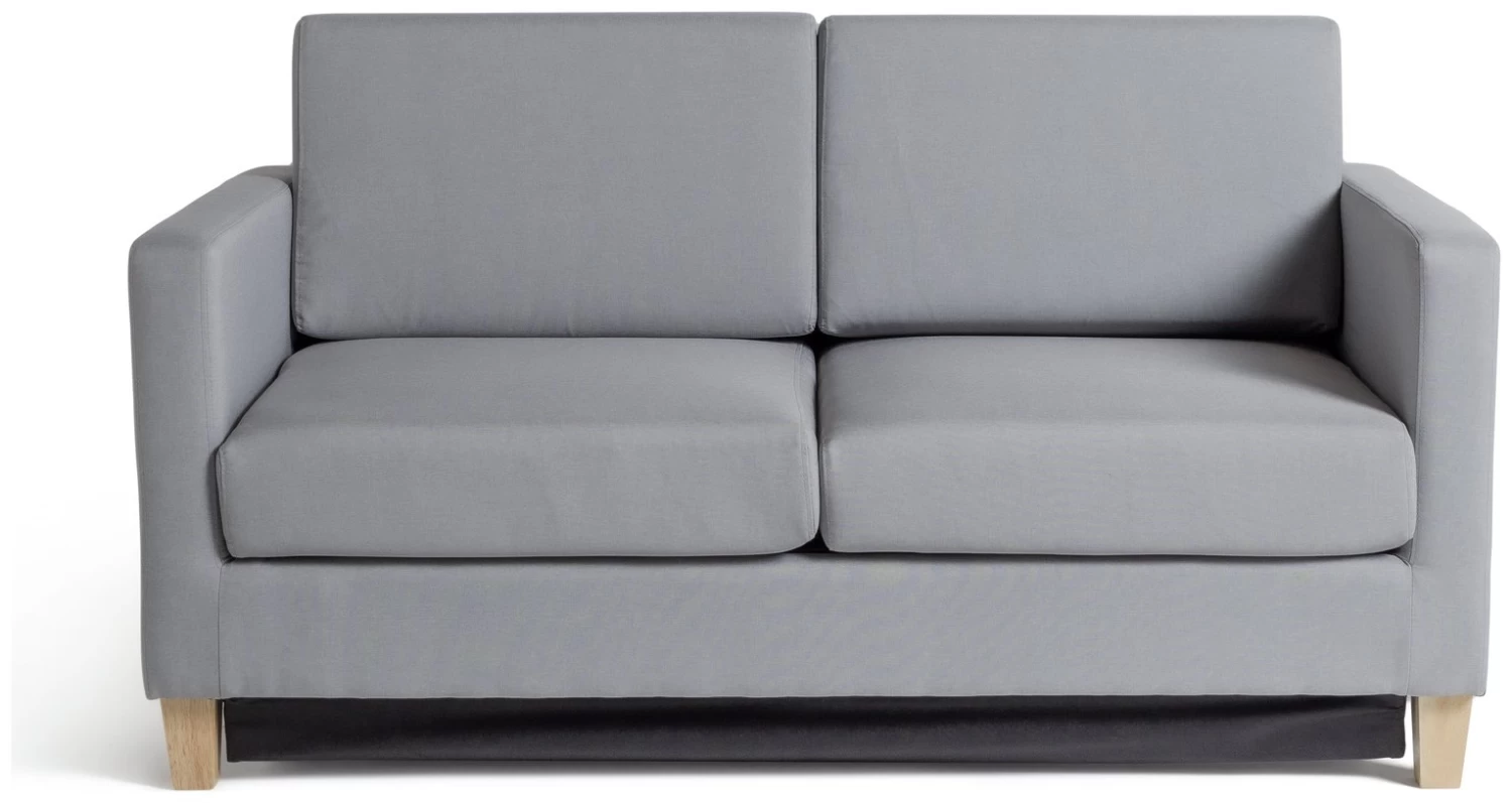 Habitat Rosie 2 Seater Fabric Sofa Bed - Light Grey 3 Habitat Rosie 2 Seater Fabric Sofa Bed - Light Grey