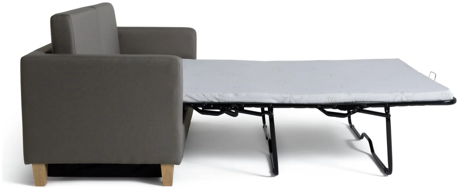 Habitat Rosie 2 Seater Fabric Sofa Bed - Grey 5 Habitat Rosie 2 Seater Fabric Sofa Bed - Grey - Image 3