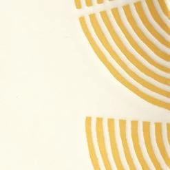 Habitat Block Print 12 Piece Stoneware Dinner Set - Yellow -Household Items Sale 7040575 R B001