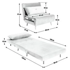 Habitat Roma Single Chairbed - Grey -Household Items Sale 7049112 R E001