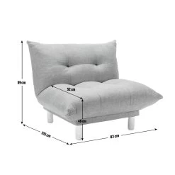 Habitat Kota Fabric Armchair - Charcoal -Household Items Sale 7636305 R Z020A