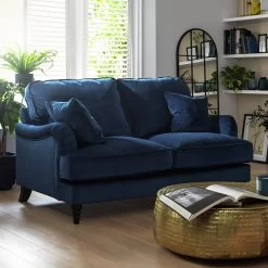 Habitat Matilda Velvet 2 Seater Sofa - Blue -Household Items Sale 7899977 R Z001C