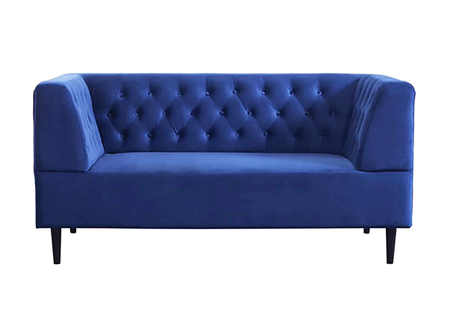 Habitat Blake Velvet 2 Seater Sofa - Navy Blue 3 Habitat Blake Velvet 2 Seater Sofa - Navy Blue