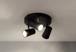Habitat 3 Light Spotlight Plate - Matt Black -Household Items Sale 8185680 R Z002C