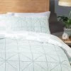 Habitat Stockholm Diamond Dash Duck Egg Bedding Set - Single -Household Items Sale 8277385 R Z001A