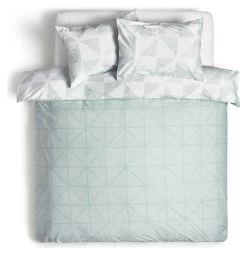 Habitat Stockholm Diamond Dash Duck Egg Bedding Set - Single -Household Items Sale 8277385 R Z002A