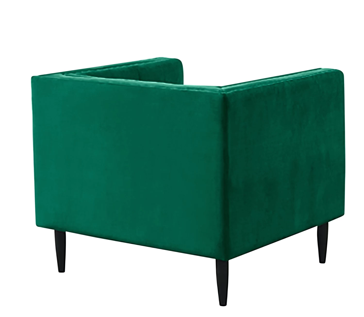 Habitat Vanessa Velvet Armchair - Green 6 Habitat Vanessa Velvet Armchair - Green - Image 4