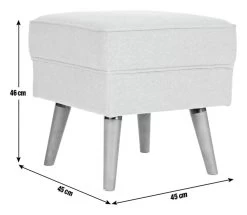 Habitat Callie Fabric Footstool - Charcoal -Household Items Sale 8729723 R Z020A