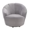 Habitat Ezra Velvet Swivel Chair - Light Grey 1 Habitat Ezra Velvet Swivel Chair - Light Grey -Household Items Sale 8819372 R Z001A