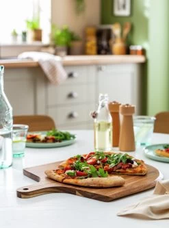 Habitat Industrial Wooden Pizza Board And Cutter Set 10 Habitat Industrial Wooden Pizza Board And Cutter Set -Household Items Sale 8885643 R Z001C