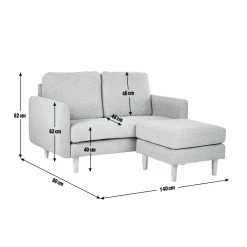 Habitat Remi Fabric 2 Seater Chaise Sofa In A Box - Teal 21 Habitat Remi Fabric 2 Seater Chaise Sofa In A Box - Teal -Household Items Sale 8904665 R Z020A