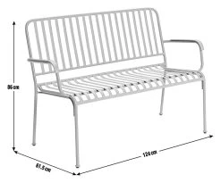 Habitat Indu 2 Seater Metal Bench - Yellow 10 Habitat Indu 2 Seater Metal Bench - Yellow -Household Items Sale 8906474 R E001