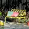 Habitat Indu 2 Seater Metal Bench - Yellow 2 Habitat Indu 2 Seater Metal Bench - Yellow -Household Items Sale 8906474 R Z001A
