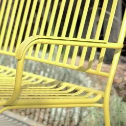 Habitat Indu 2 Seater Metal Bench - Yellow 12 Habitat Indu 2 Seater Metal Bench - Yellow -Household Items Sale 8906474 R Z002C