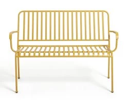 Habitat Indu 2 Seater Metal Bench - Yellow 11 Habitat Indu 2 Seater Metal Bench - Yellow -Household Items Sale 8906474 R Z003A