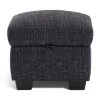 Habitat Lisbon Fabric Storage Footstool - Charcoal -Household Items Sale 8909086 R Z001A
