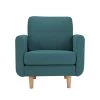 Habitat Remi Fabric Armchair In A Box -Teal
