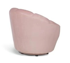Habitat Ezra Velvet Swivel Chair - Blush Pink -Household Items Sale 9158472 R Z003A