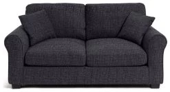 Habitat Lisbon Small Double Fabric Sofa Bed - Charcoal