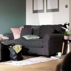 Habitat Lisbon Small Double Fabric Sofa Bed - Charcoal -Household Items Sale 9198786 R Z001C