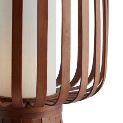 Habitat Achille Bamboo Table Lamp - Walnut & White 13 Habitat Achille Bamboo Table Lamp - Walnut & White -Household Items Sale 9202414 R Z002A