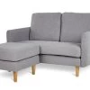 Habitat Remi Fabric 2 Seater Chaise Sofa In A Box-Light Grey 1 Habitat Remi Fabric 2 Seater Chaise Sofa In A Box-Light Grey -Household Items Sale 9203341 R Z001A