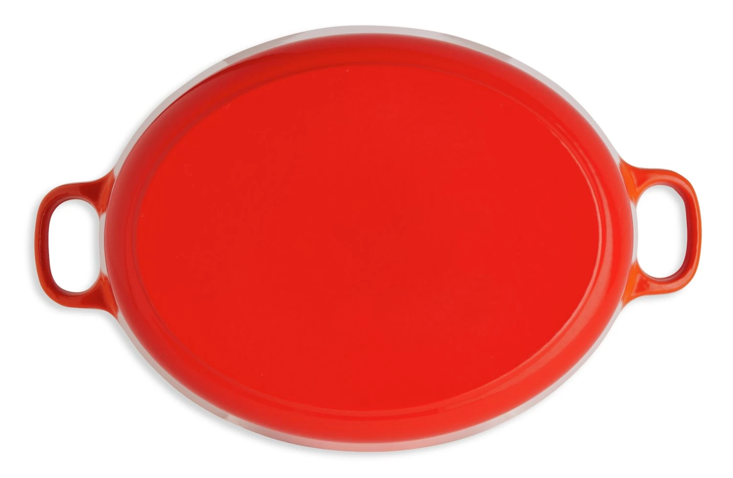 Habitat 4.7 Litre Cast Iron Oval Casserole Dish - Orange 7 Habitat 4.7 Litre Cast Iron Oval Casserole Dish - Orange - Image 5