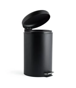 Habitat 12 Litre Domed Pedal Bin - Black 9 Habitat 12 Litre Domed Pedal Bin - Black -Household Items Sale 9212772 R Z002A