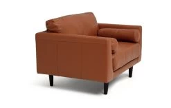 Habitat Jackson Leather Cuddle Chair - Tan 13 Habitat Jackson Leather Cuddle Chair - Tan -Household Items Sale 9309939 R Z004A