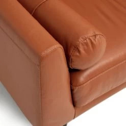 Habitat Jackson Leather Cuddle Chair - Tan 14 Habitat Jackson Leather Cuddle Chair - Tan -Household Items Sale 9309939 R Z006A