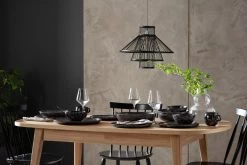 Habitat Preto 12 Piece Stoneware Dinner Set - Black 19 Habitat Preto 12 Piece Stoneware Dinner Set - Black -Household Items Sale 9310708 R Z004C