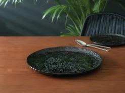 Habitat Preto Stoneware Serving Platter - Black 11 Habitat Preto Stoneware Serving Platter - Black -Household Items Sale 9310801 R Z002C