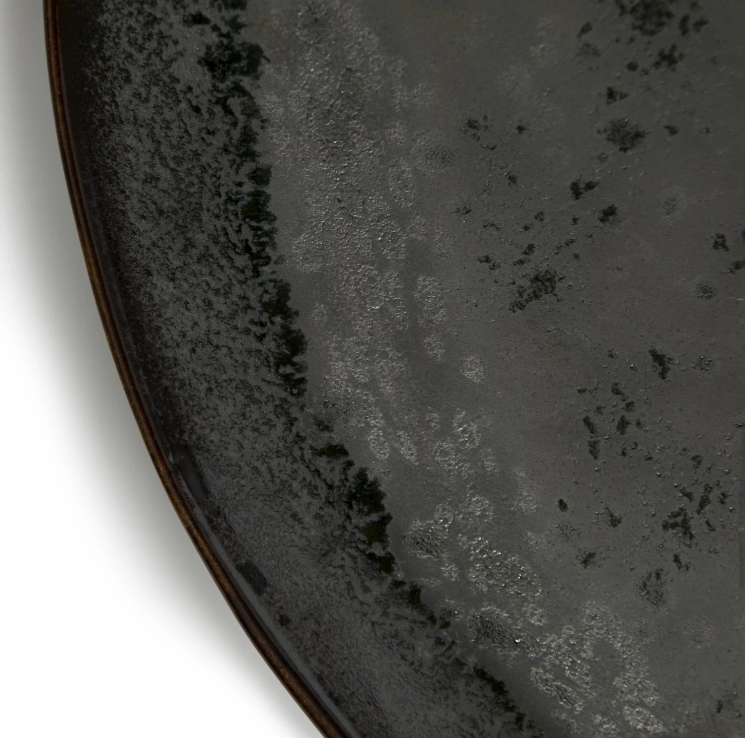 Habitat Preto Stoneware Serving Platter - Black 5 Habitat Preto Stoneware Serving Platter - Black - Image 3
