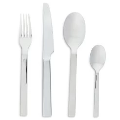 Habitat Addison 16 Piece Stainless Steel Cutlery Set Mirror