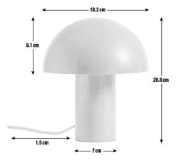 Habitat Ngami Mushroom Aluminium LED Touch Table Lamp-Orange -Household Items Sale 9381672 R E001