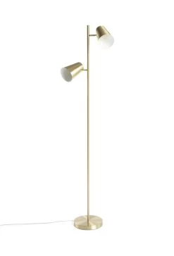 Habitat Iras Brass 2 Light Floor Lamp - Gold 11 Habitat Iras Brass 2 Light Floor Lamp - Gold -Household Items Sale 9404834 R Z001C