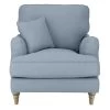Habitat Matilda Velvet Armchair - Light Blue -Household Items Sale 9405314 R Z001A