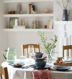 Habitat 12 Piece Stoneware Felicity Dinner Set - Blue -Household Items Sale 9410251 R Z002C