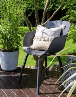 Habitat Aegaen 6 Seater Metal Patio Set - Grey -Household Items Sale 9417515 R Z004C
