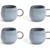 Habitat Evora Set Of 4 Stoneware Mugs - Blue 2 Habitat Evora Set Of 4 Stoneware Mugs - Blue -Household Items Sale 9421745 R Z001A