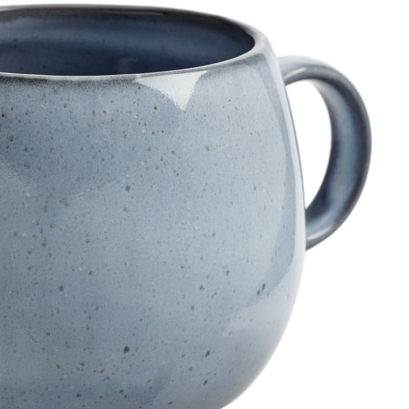 Habitat Evora Set Of 4 Stoneware Mugs - Blue 5 Habitat Evora Set Of 4 Stoneware Mugs - Blue - Image 3