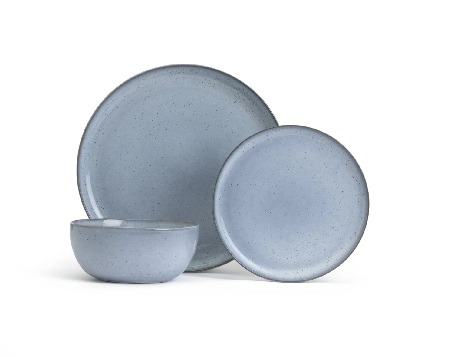 Habitat Evora 12 Piece Stoneware Dinner Set - Blue 3 Habitat Evora 12 Piece Stoneware Dinner Set - Blue