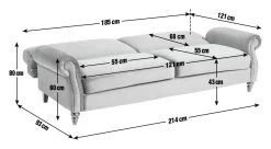 Habitat Joel 3 Seater Fabric Clic Clac Sofa Bed – Navy 10 Habitat Joel 3 Seater Fabric Clic Clac Sofa Bed – Navy -Household Items Sale 9429479 R Z002A