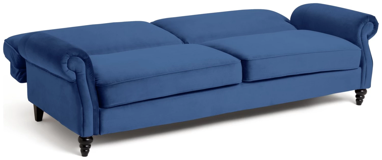 Habitat Joel 3 Seater Fabric Clic Clac Sofa Bed – Navy 6 Habitat Joel 3 Seater Fabric Clic Clac Sofa Bed – Navy - Image 4