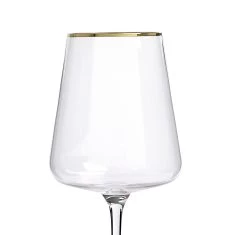 Habitat Gold Rim Set Of 4 Wine Glasses 10 Habitat Gold Rim Set Of 4 Wine Glasses -Household Items Sale 9442528 R Z004A