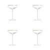 Habitat Gold Rim Set Of 4 Champagne Coupe 1 Habitat Gold Rim Set Of 4 Champagne Coupe -Household Items Sale 9442535 R Z001A